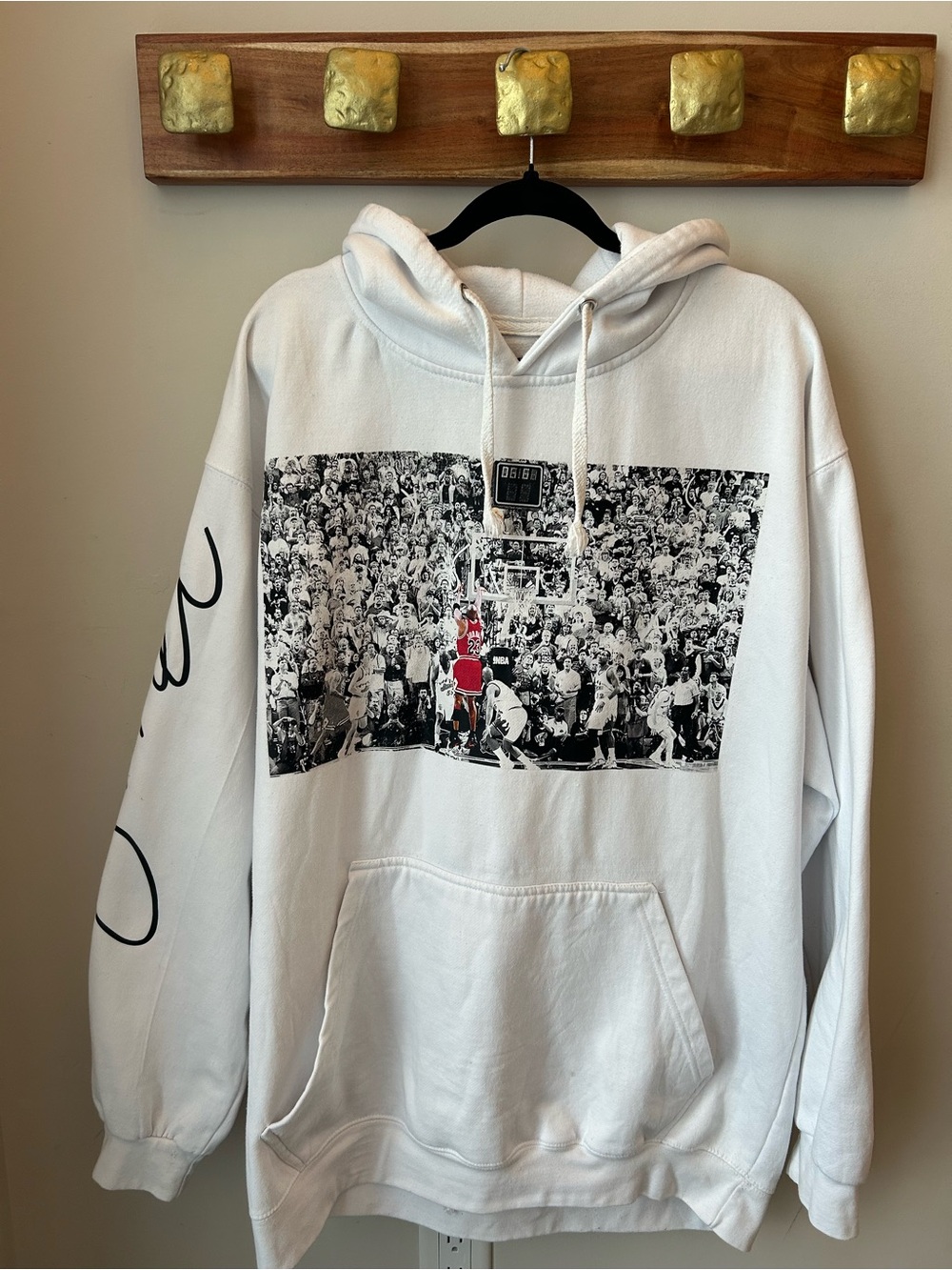 NBA Michael Jordan 23 Oversized Hoodie Chicago Bulls Streetwear XXL NBA official